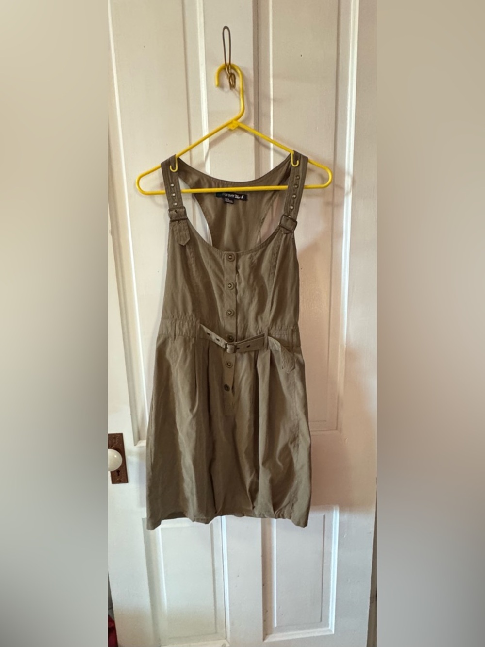 Forever 21 Olive Green Top with Black Brand Tag